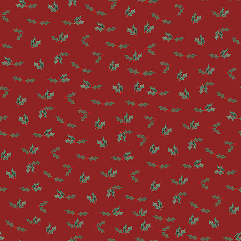 Holly Berry Cotton Fabric