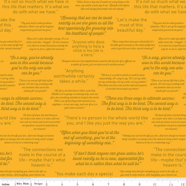 Mister Rogers' Neighborhood Cotton Fabric by the Yard