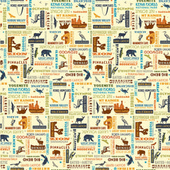 National Parks Cotton Fabric
