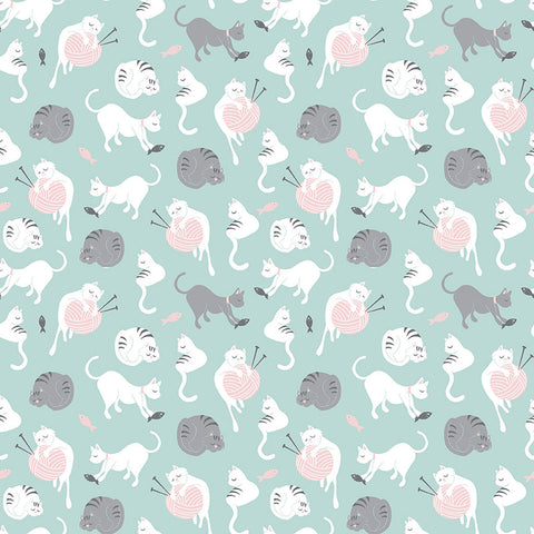 Purrfect Day Cotton Fabric