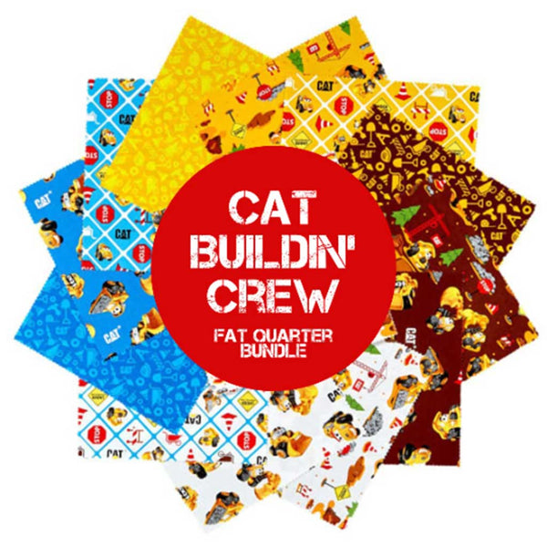 CAT Buildin' Crew <br> Fat Quarter Bundle