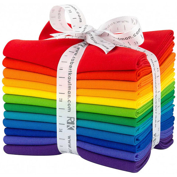 Kona Bright Rainbow Palette <br> Fat Quarter Bundle