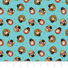 Harry Potter Kawaii Girl Toss Cotton Fabric