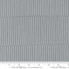 grey and white lines cotton fabric