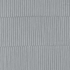 grey and white lines cotton fabric