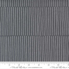 gray and white lines cotton fabric