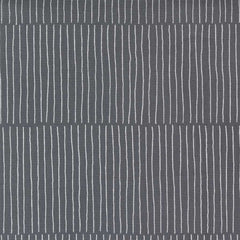gray and white lines cotton fabric