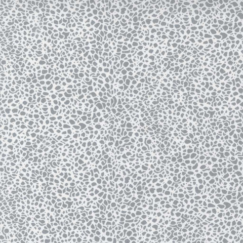 white and gray doodle cotton fabric