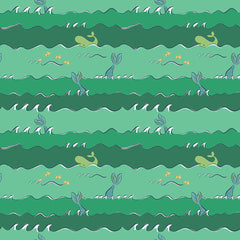 Ahoy Mermaids Cotton Fabric
