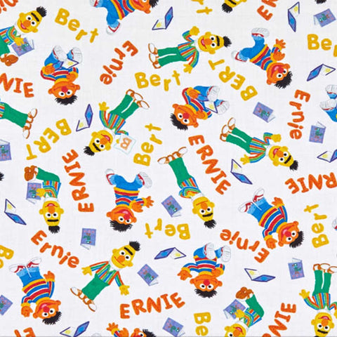 Sesame Street Bert and Ernie cotton fabric