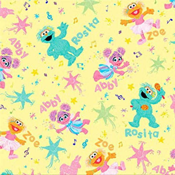 Sesame Street <br> Zoe, Rosita & Abby Yellow