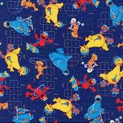 Sesame Street Cotton Fabric