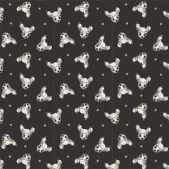 Bambi Dots Metallic Black