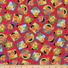 Sesame Street Bert and Ernie Cotton Fabric