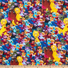 Sesame Street cotton fabric
