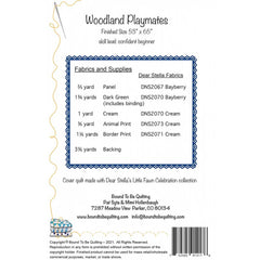Woodland Playmates Quilt Pattern
